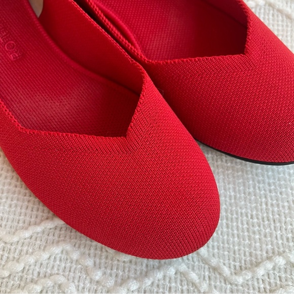 Rothy’s Red Flats Size 9.5 - Picture 3 of 12